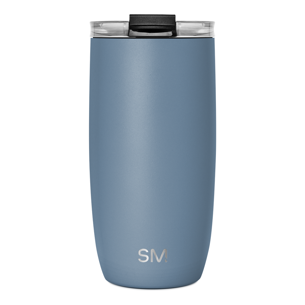 Voyager Tumbler with Clear Flip Lid & Straw