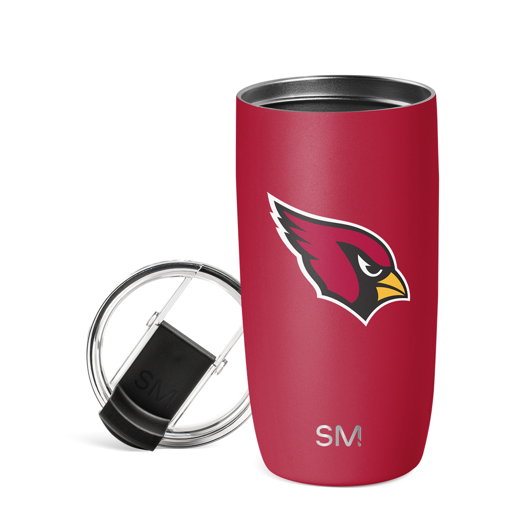 NFL Voyager Tumbler with Clear Flip Lid & Straw