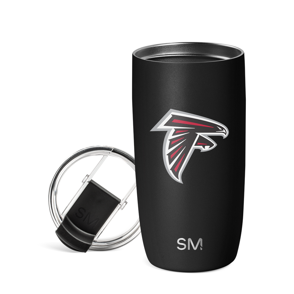 NFL Voyager Tumbler with Clear Flip Lid & Straw