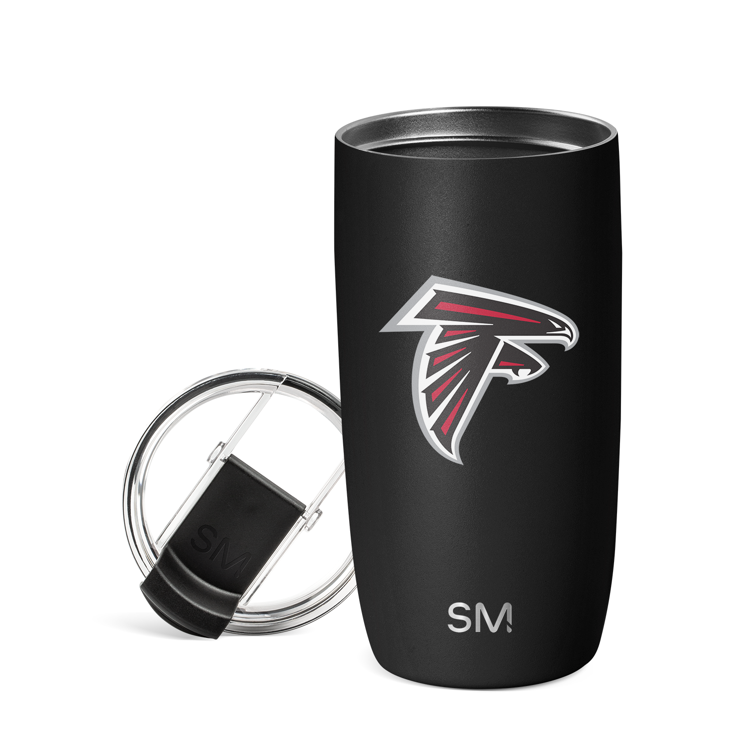 NFL Voyager Tumbler with Clear Flip Lid & Straw