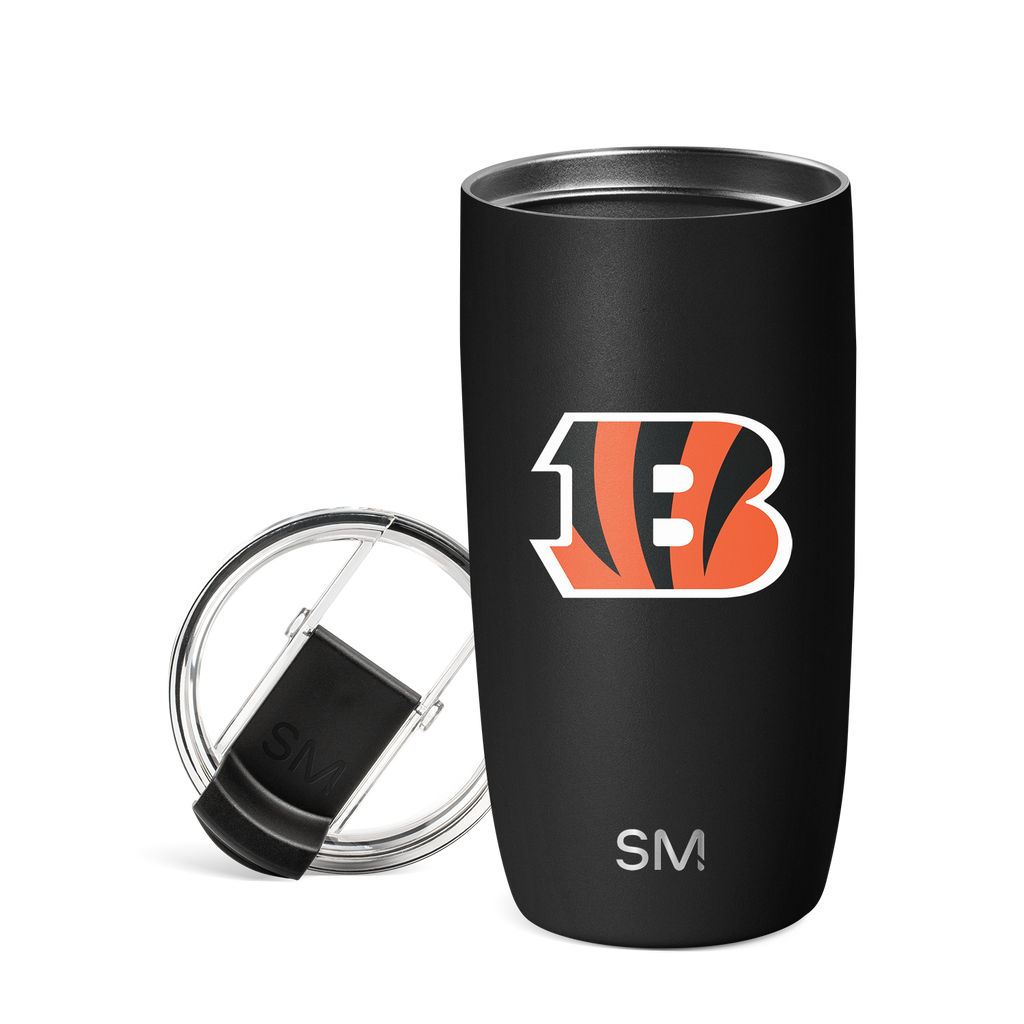 NFL Voyager Tumbler with Clear Flip Lid & Straw