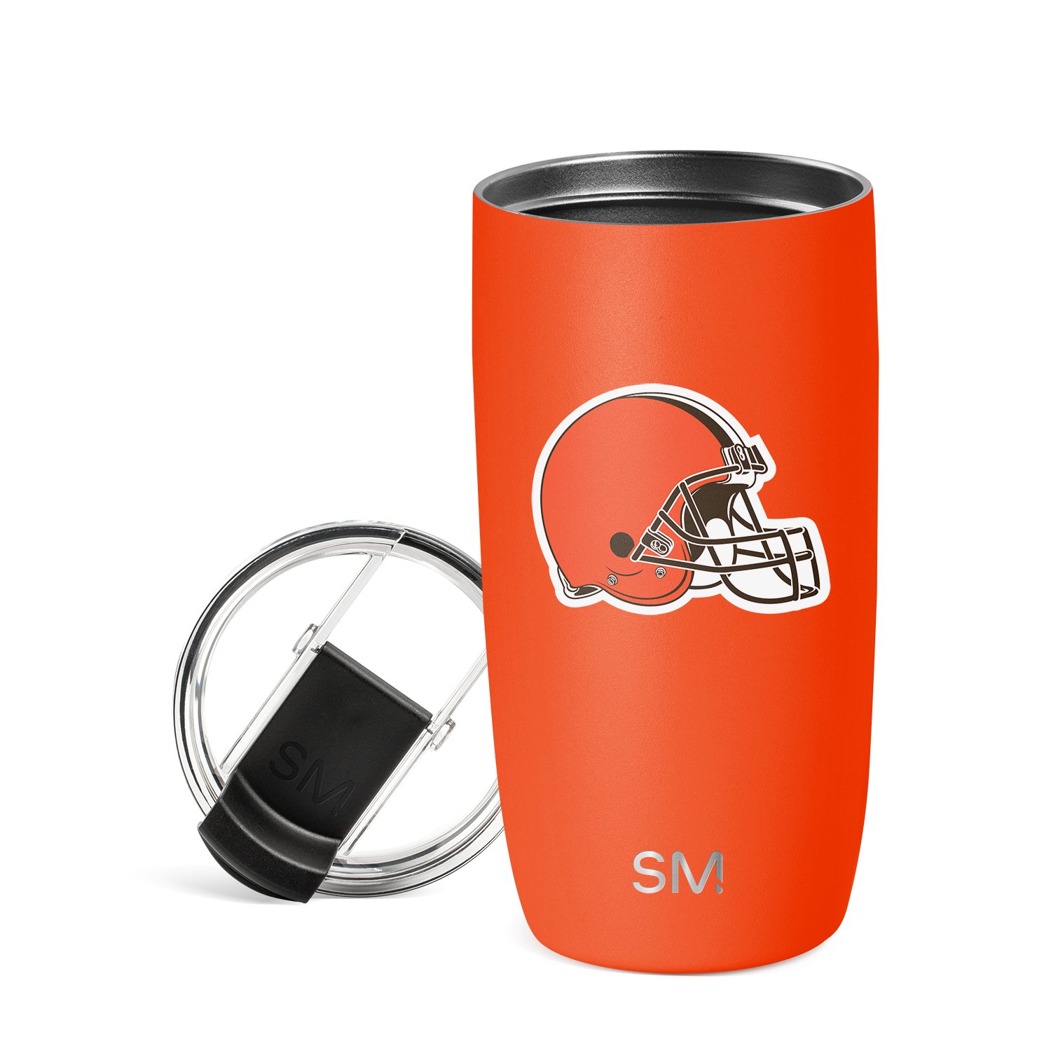NFL Voyager Tumbler with Clear Flip Lid & Straw