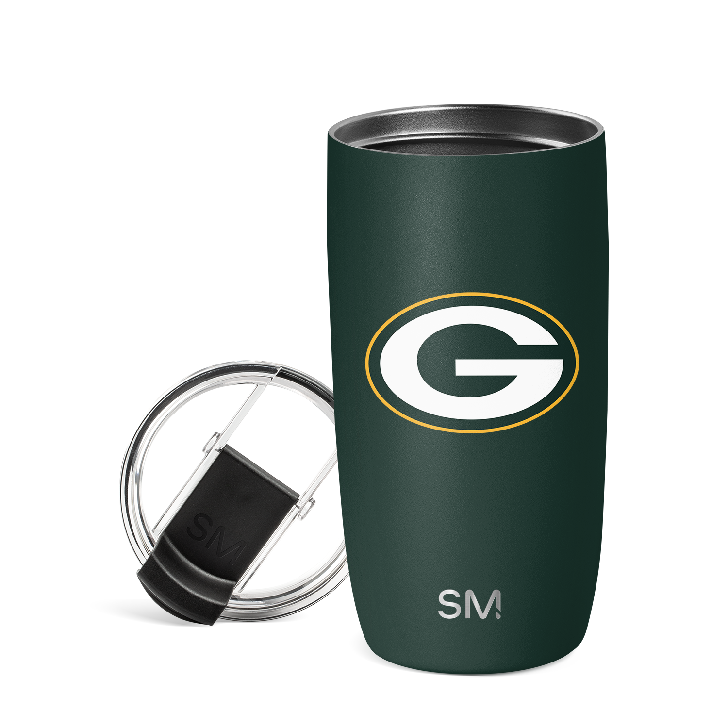 NFL Voyager Tumbler with Clear Flip Lid & Straw