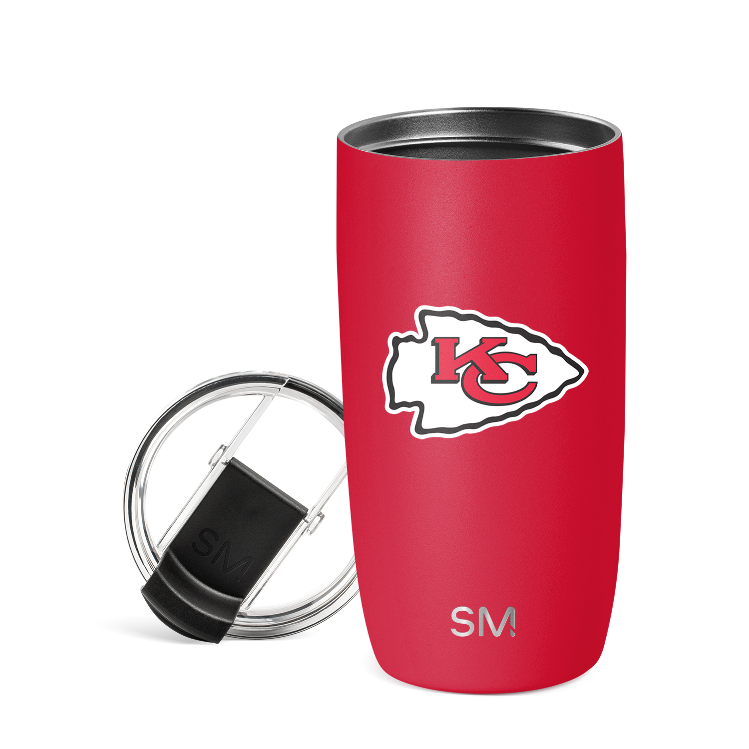 NFL Voyager Tumbler with Clear Flip Lid & Straw
