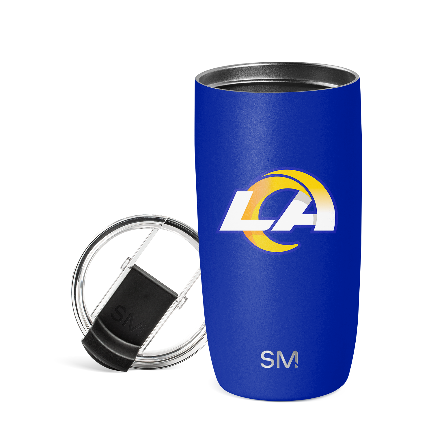 NFL Voyager Tumbler with Clear Flip Lid & Straw