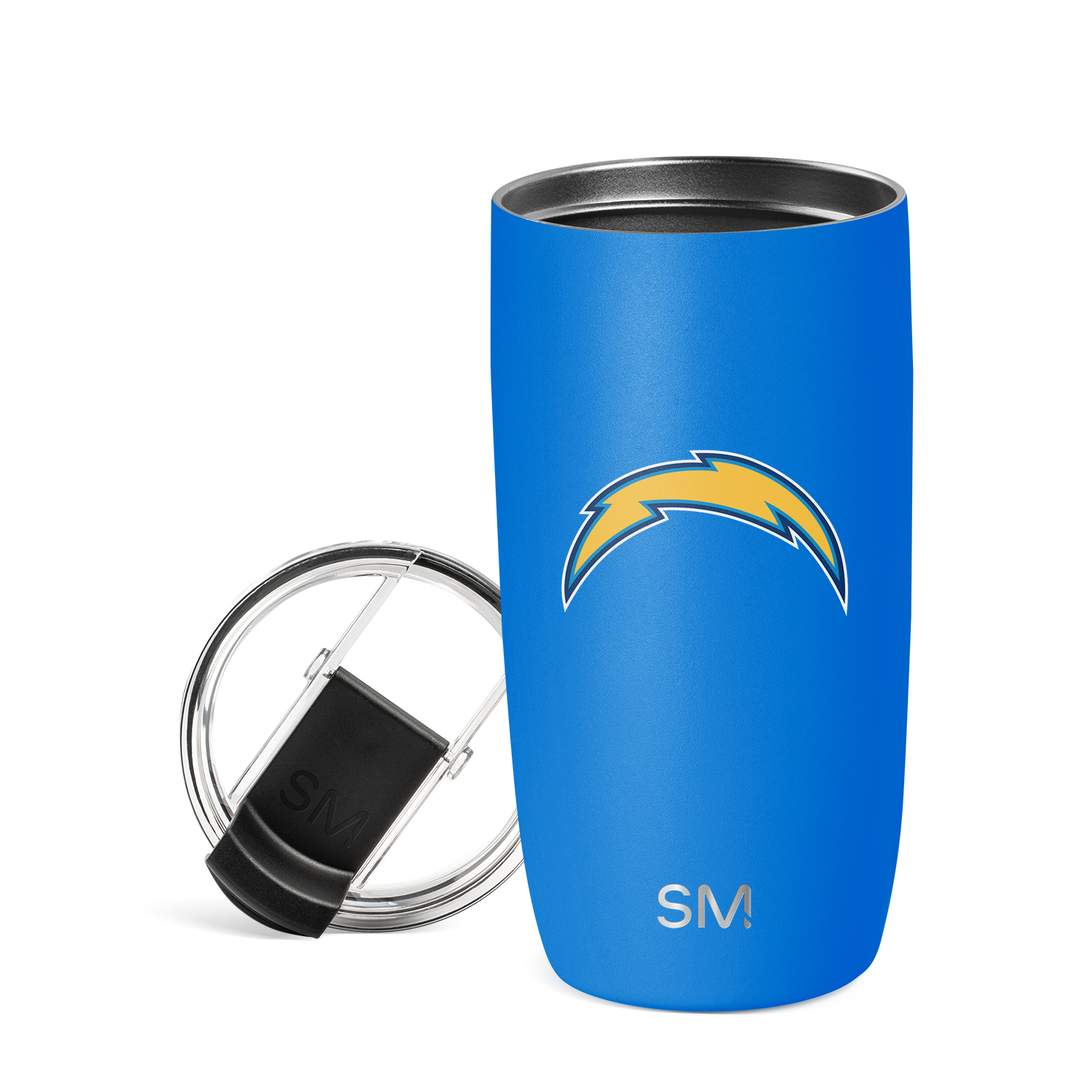 NFL Voyager Tumbler with Clear Flip Lid & Straw