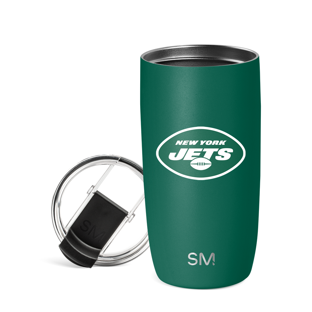 NFL Voyager Tumbler with Clear Flip Lid & Straw