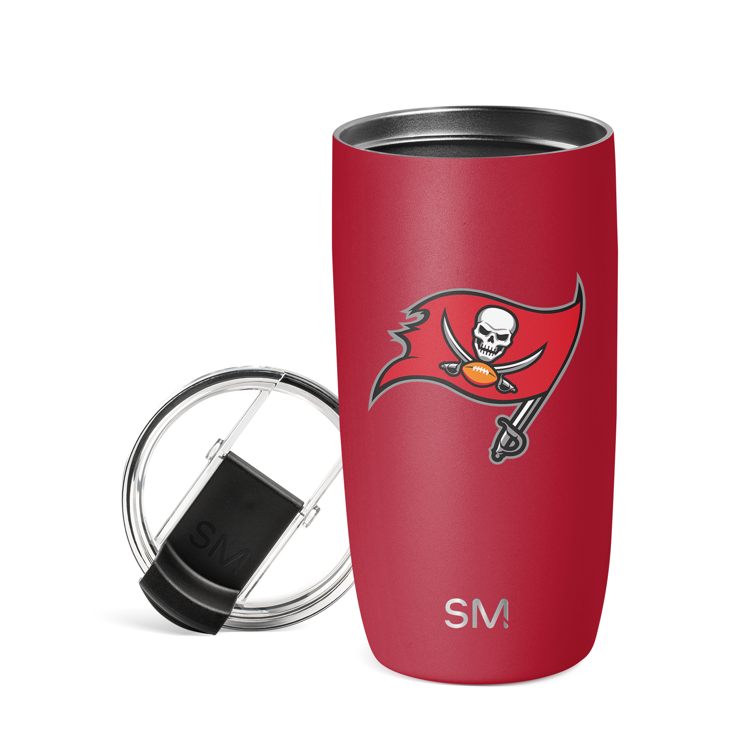 NFL Voyager Tumbler with Clear Flip Lid & Straw