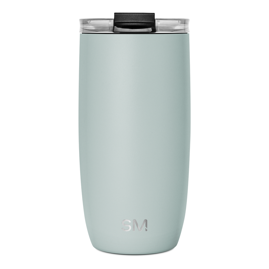Voyager Tumbler with Clear Flip Lid & Straw