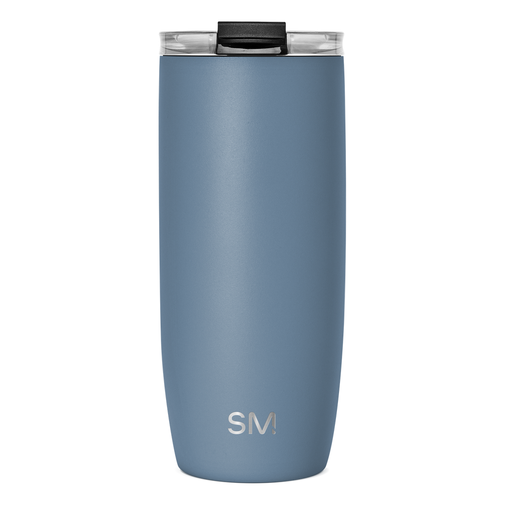 Voyager Tumbler with Clear Flip Lid & Straw
