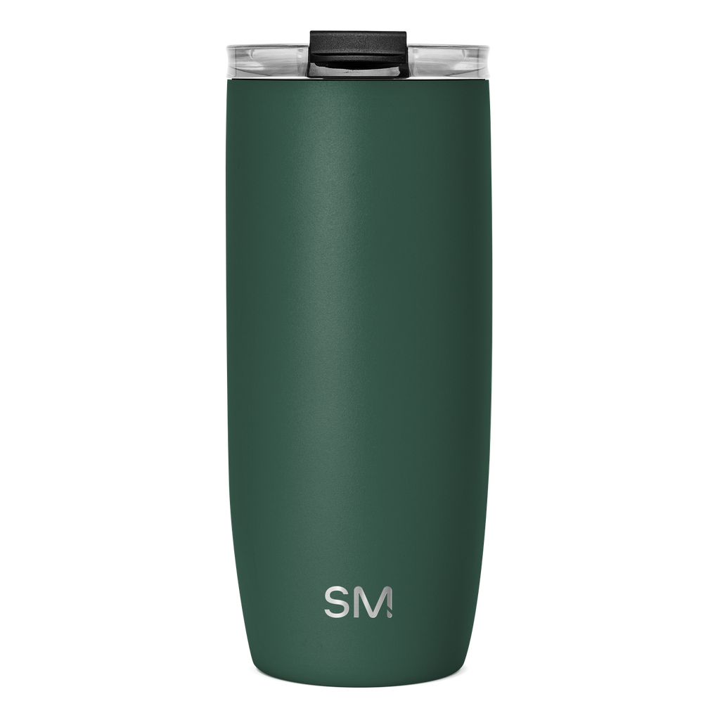 Voyager Tumbler with Clear Flip Lid & Straw