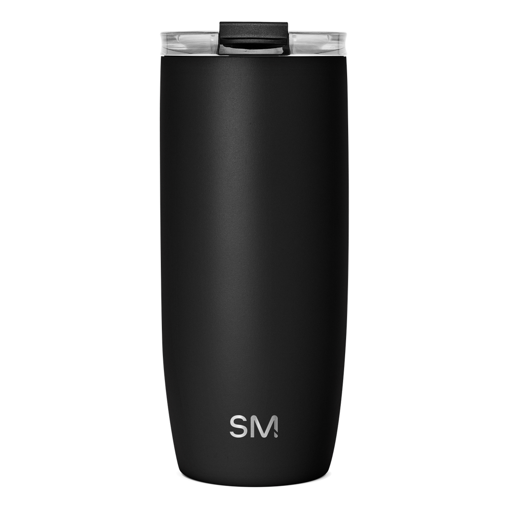 Voyager Tumbler with Clear Flip Lid & Straw