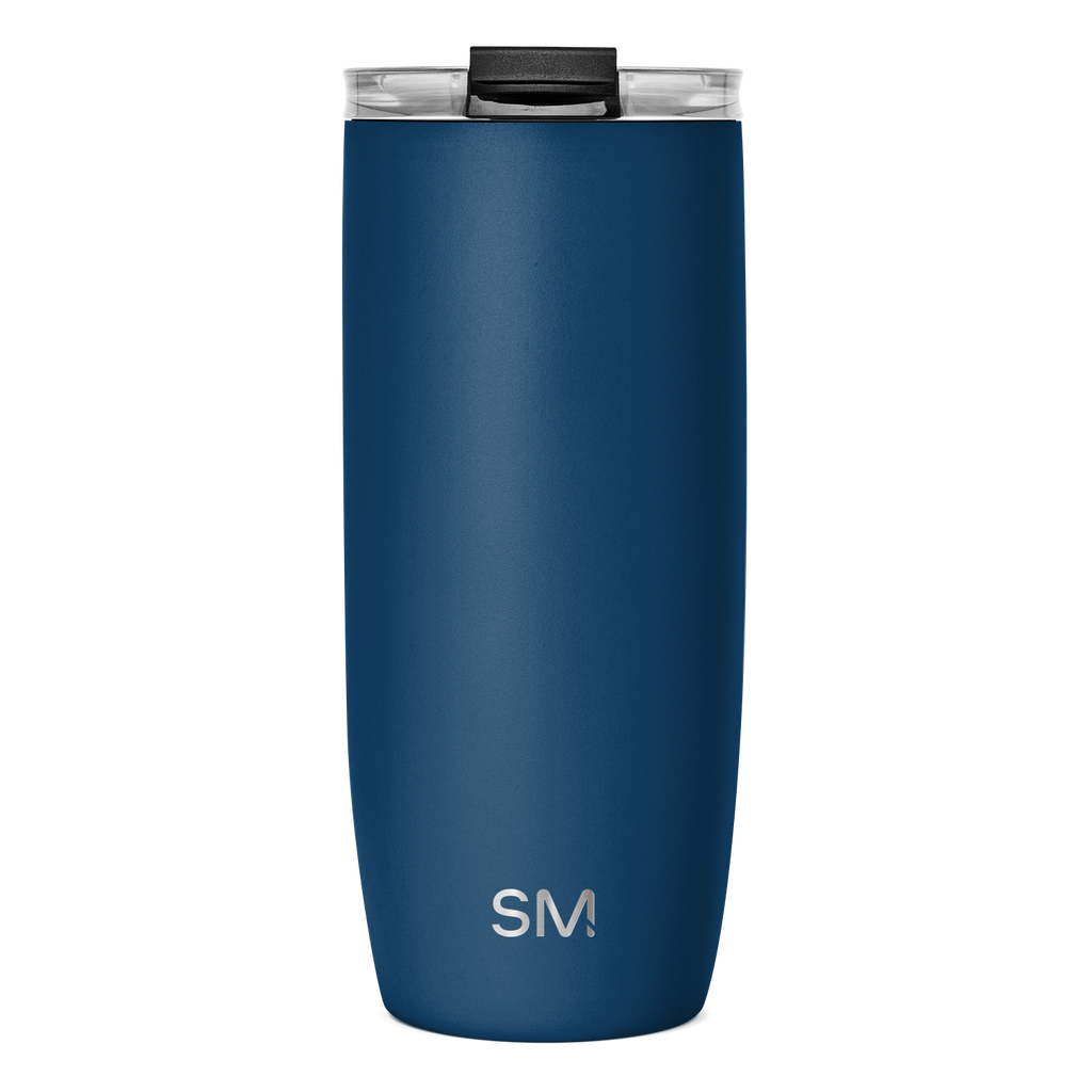 Voyager Tumbler with Clear Flip Lid & Straw