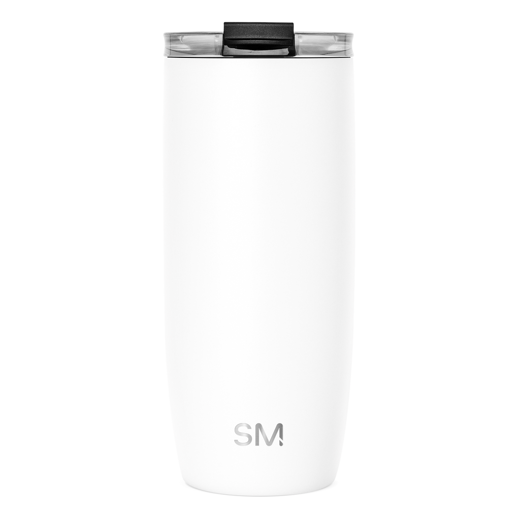 Voyager Tumbler with Clear Flip Lid & Straw