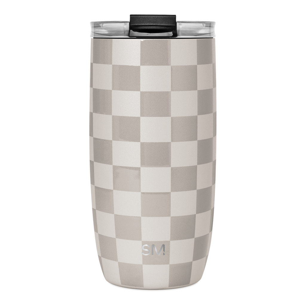 Voyager Tumbler with Clear Flip Lid & Straw