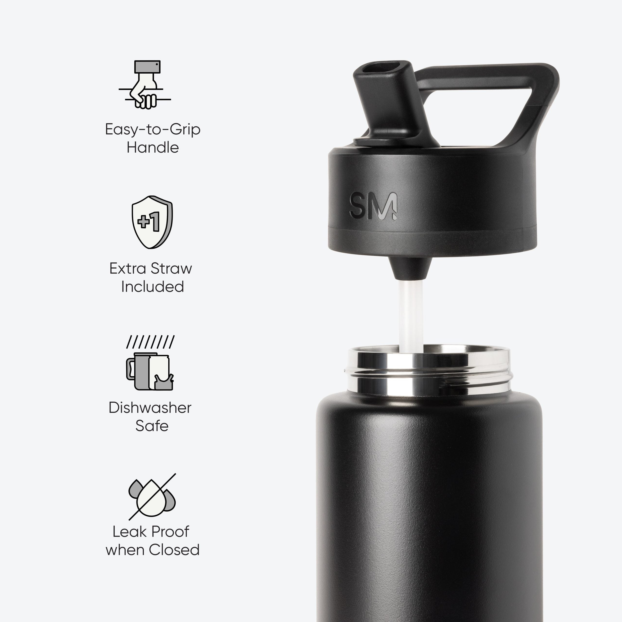 Summit Water Bottle with Straw Lid