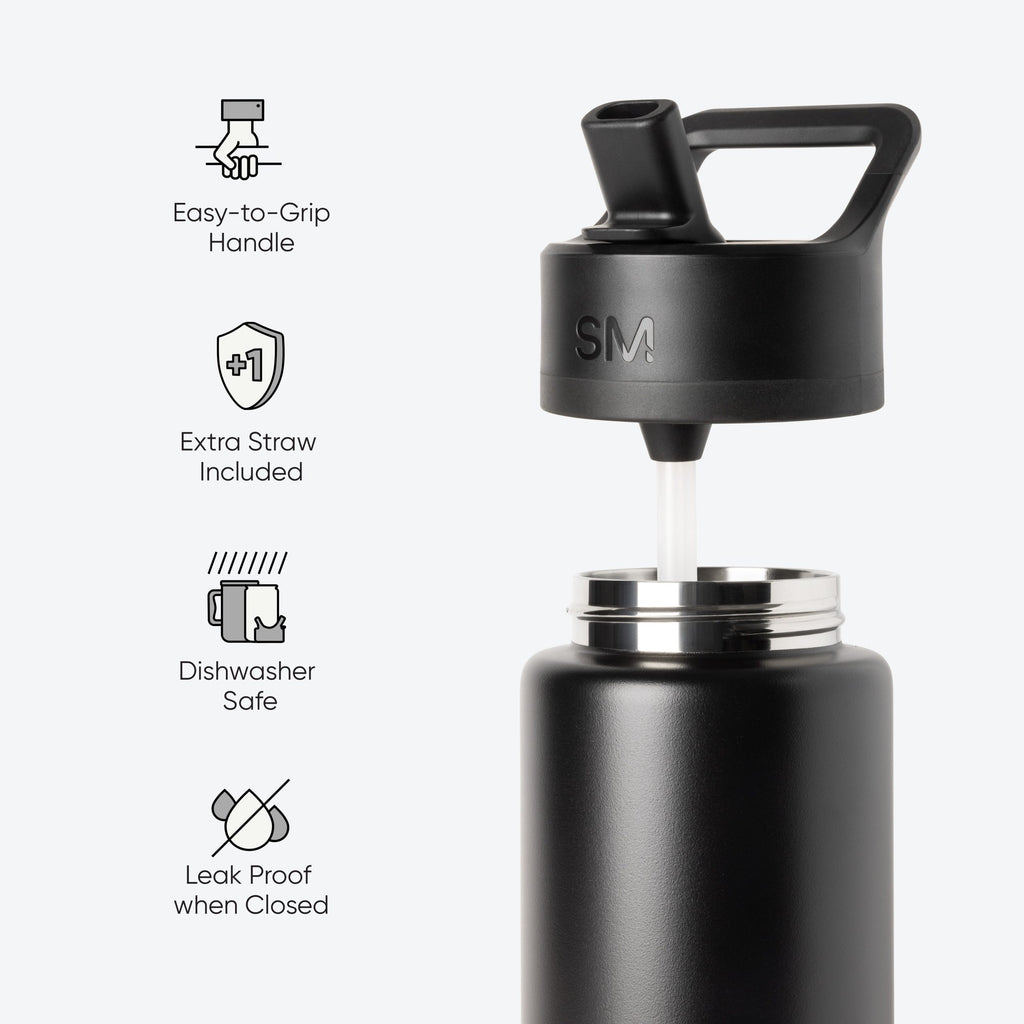 Summit Water Bottle with Straw Lid