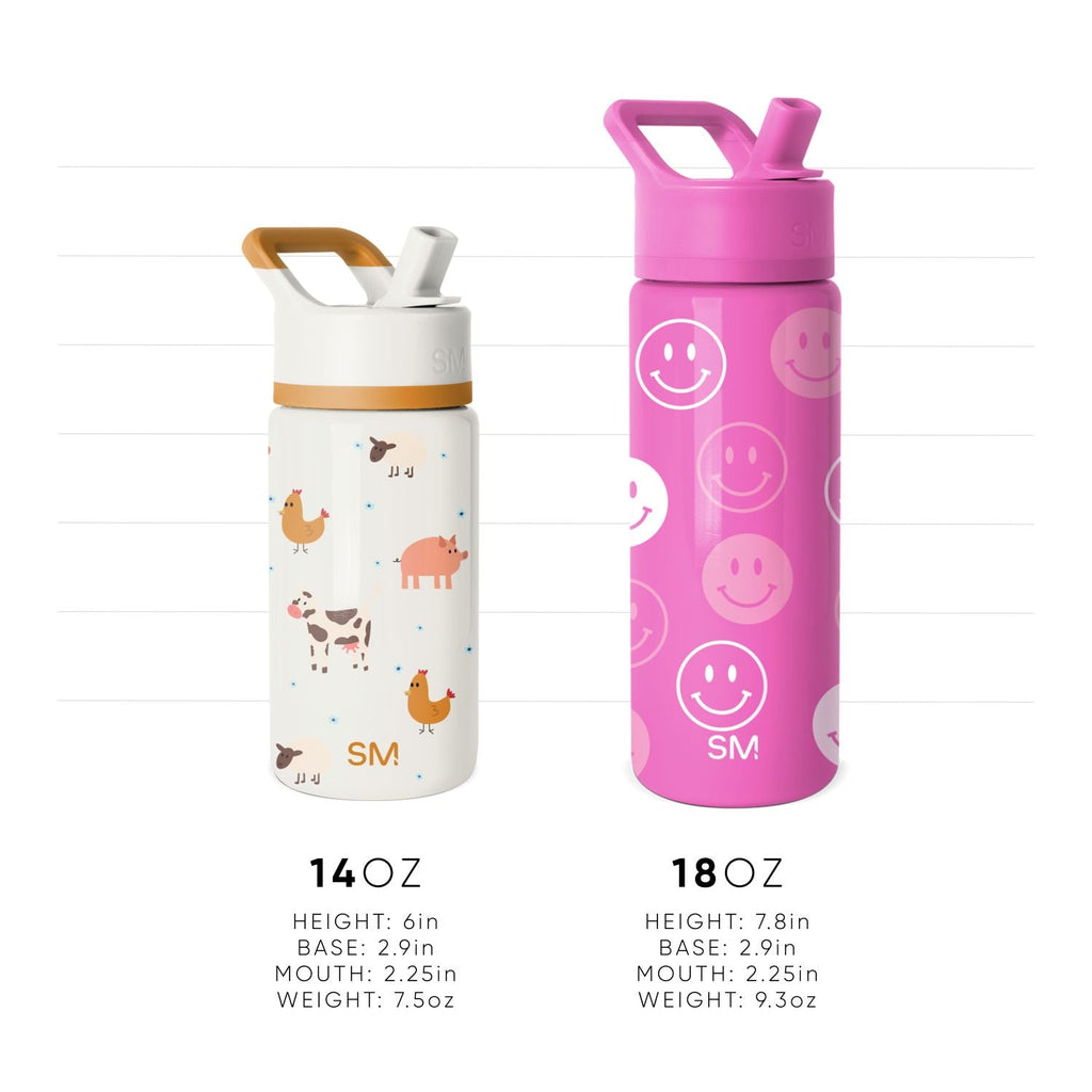 Summit Kids Water Bottle with Straw Lid
