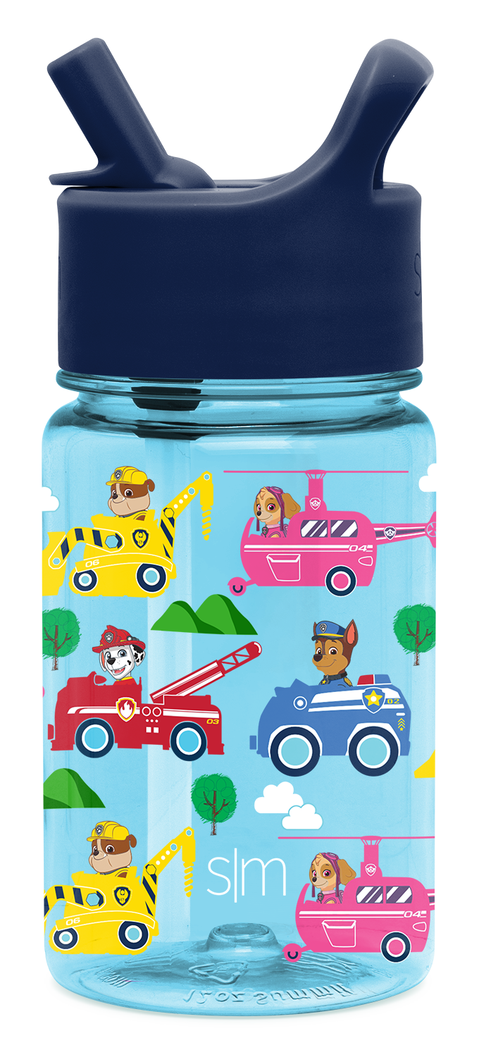 Summit Kids Plastic Water Bottle with Straw Lid