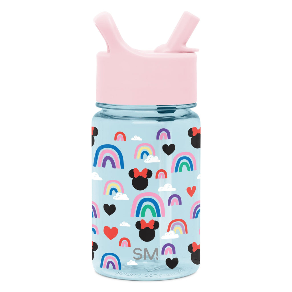 Summit Kids Plastic Water Bottle with Straw Lid