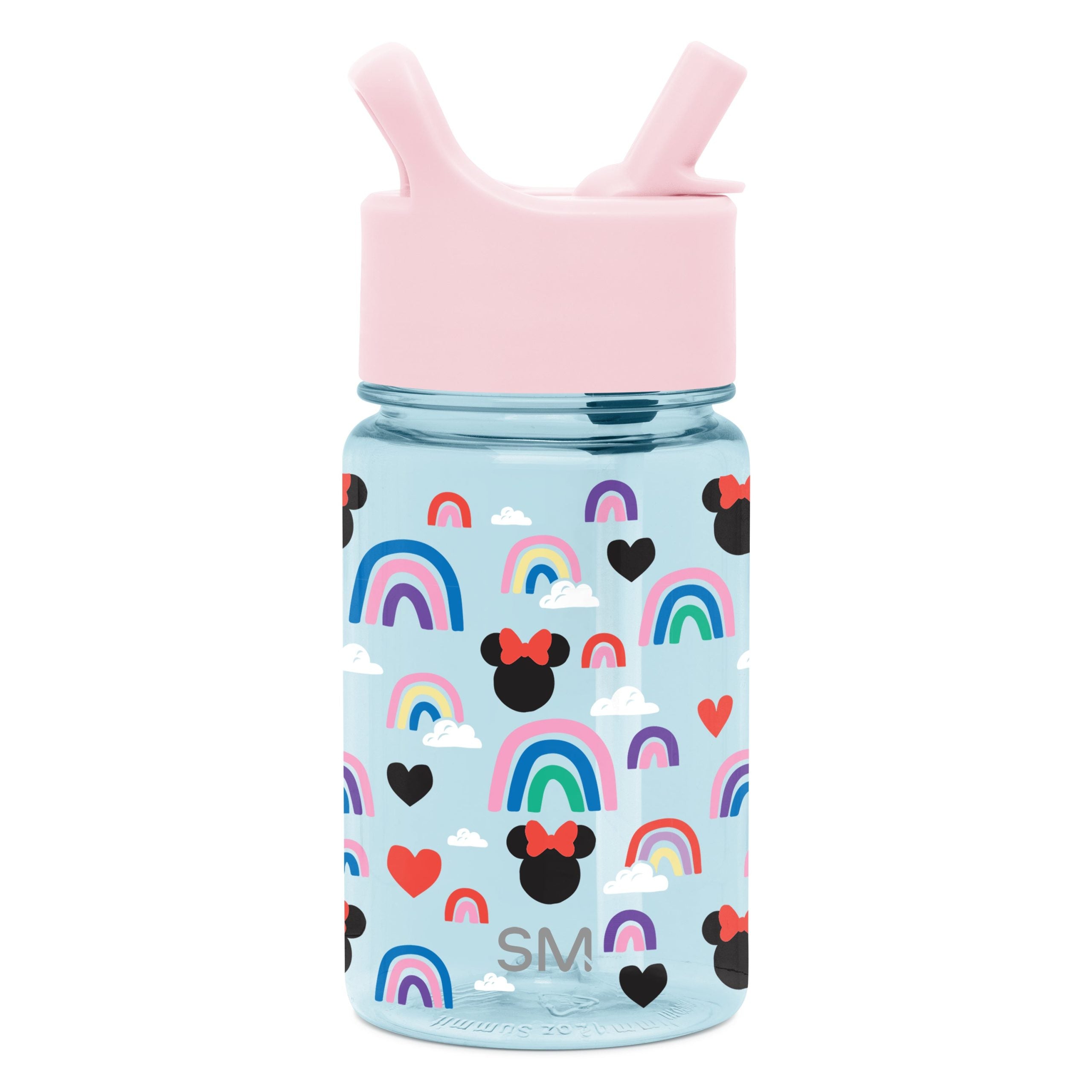 Summit Kids Plastic Water Bottle with Straw Lid