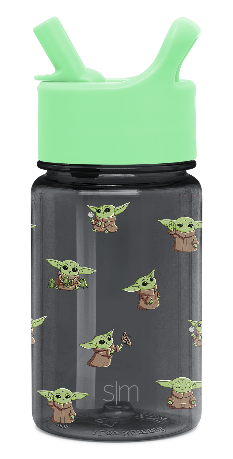 Summit Kids Plastic Water Bottle with Straw Lid