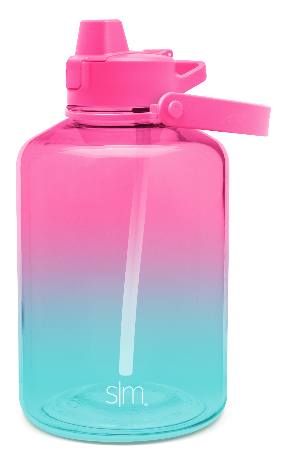 Plastic Summit With Simple Flip Silicone Straw Lid