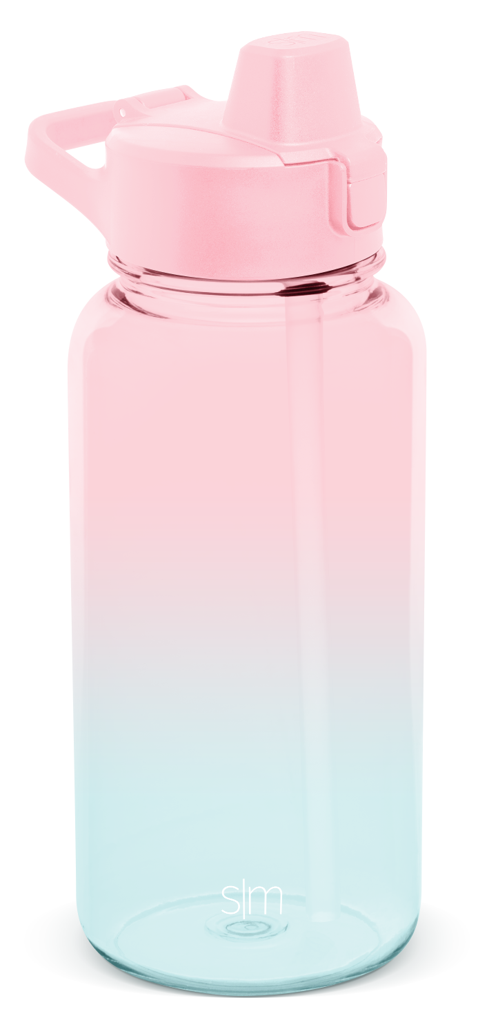 Plastic Summit With Simple Flip Silicone Straw Lid