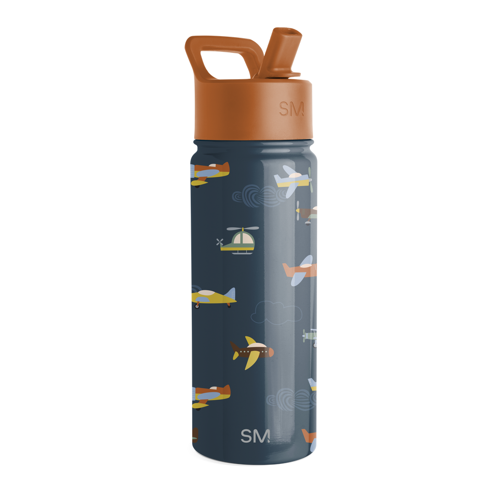 Summit Kids Water Bottle with Straw Lid