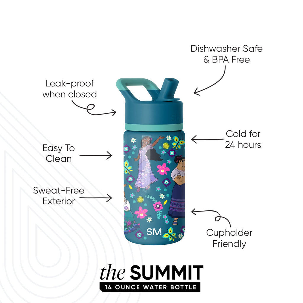 Summit Kids Water Bottle with Straw Lid