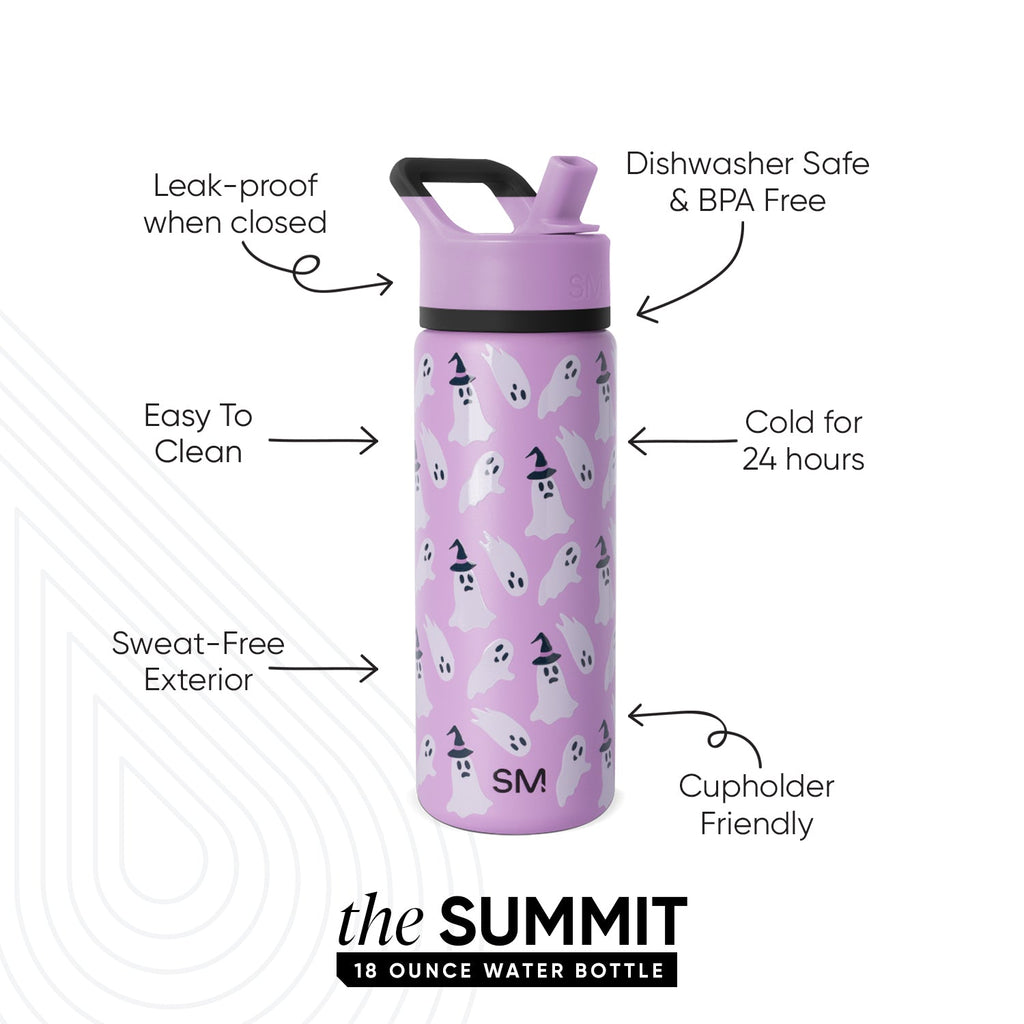 Summit Water Bottle with Straw Lid