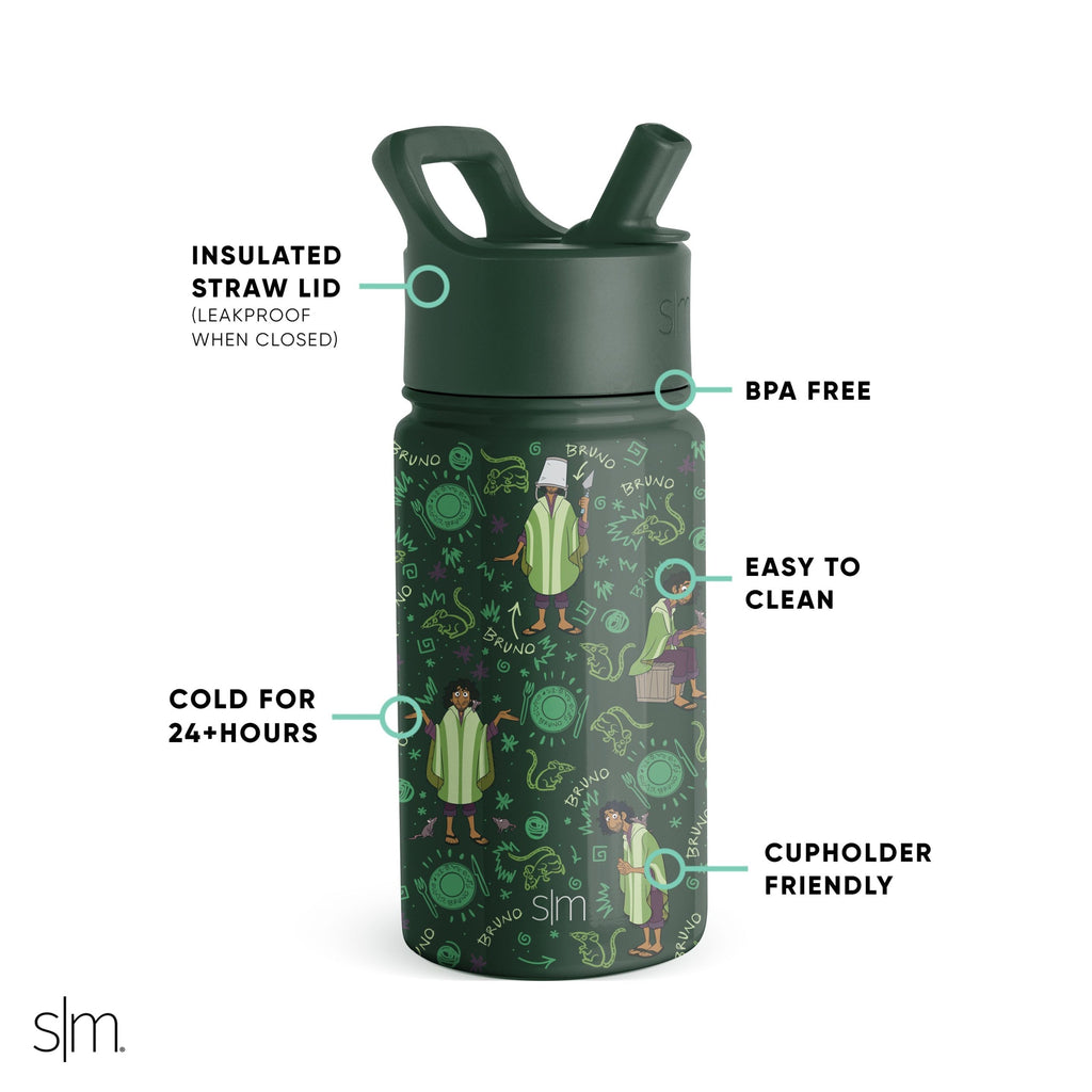 Summit Kids Water Bottle with Straw Lid