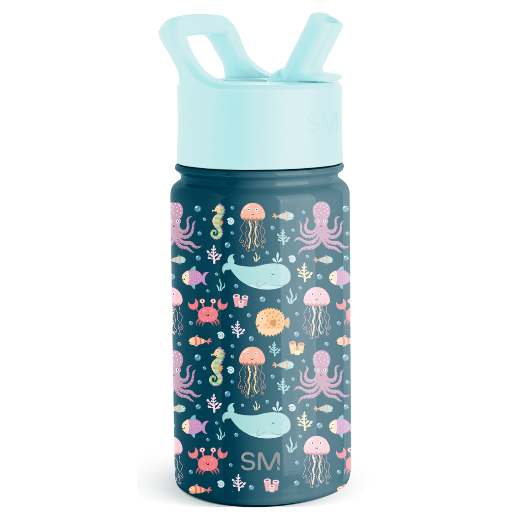 Summit Kids Water Bottle with Straw Lid