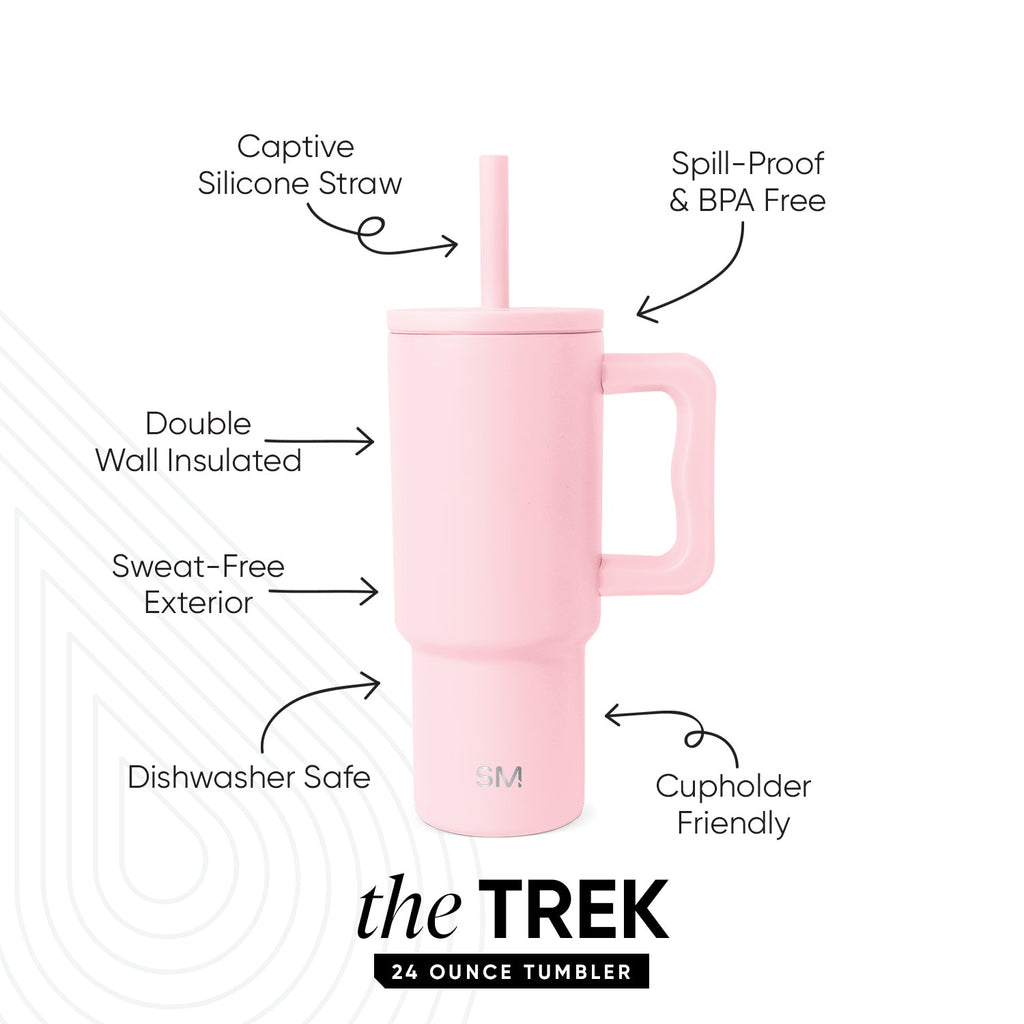 Trek Kids Tumbler with Silicone Straw Lid