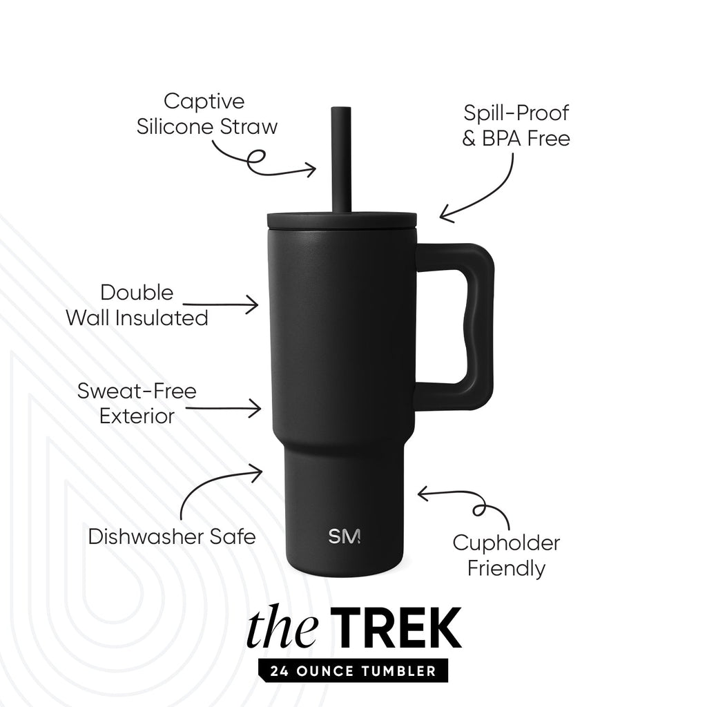 Trek Kids Tumbler with Silicone Straw Lid