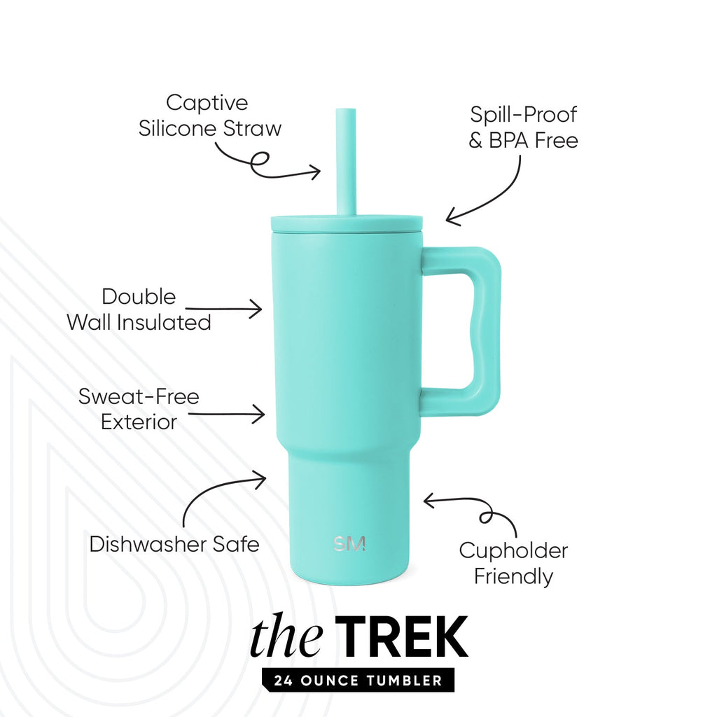 Trek Kids Tumbler with Silicone Straw Lid