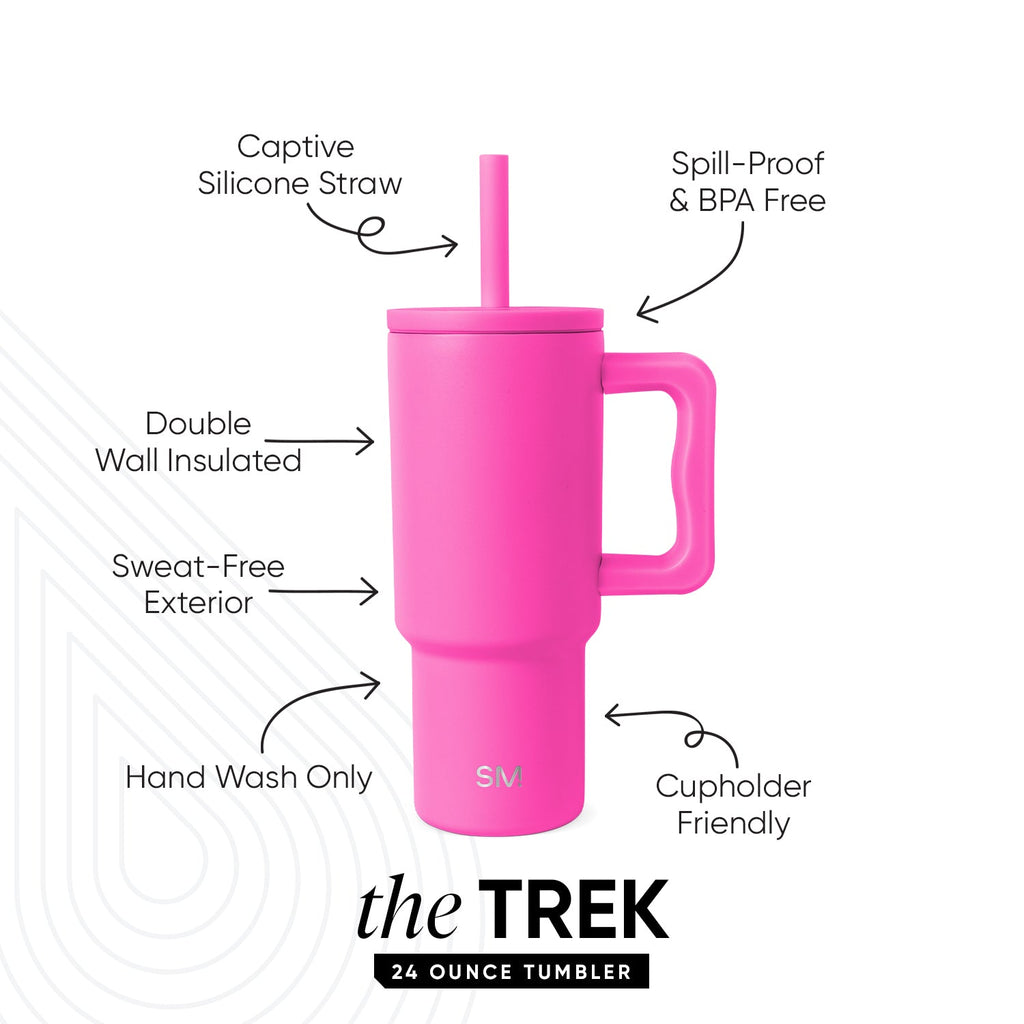 Trek Kids Tumbler with Silicone Straw Lid