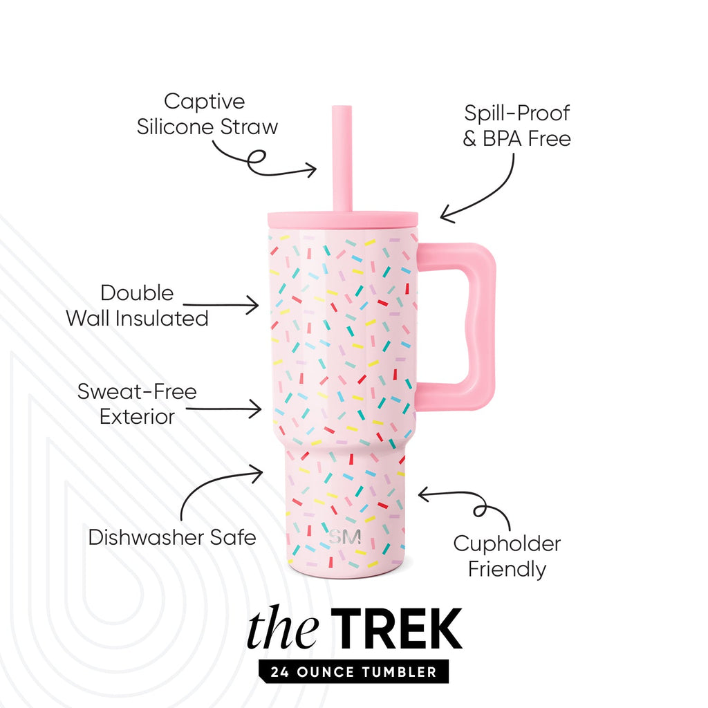 Trek Kids Tumbler with Silicone Straw Lid