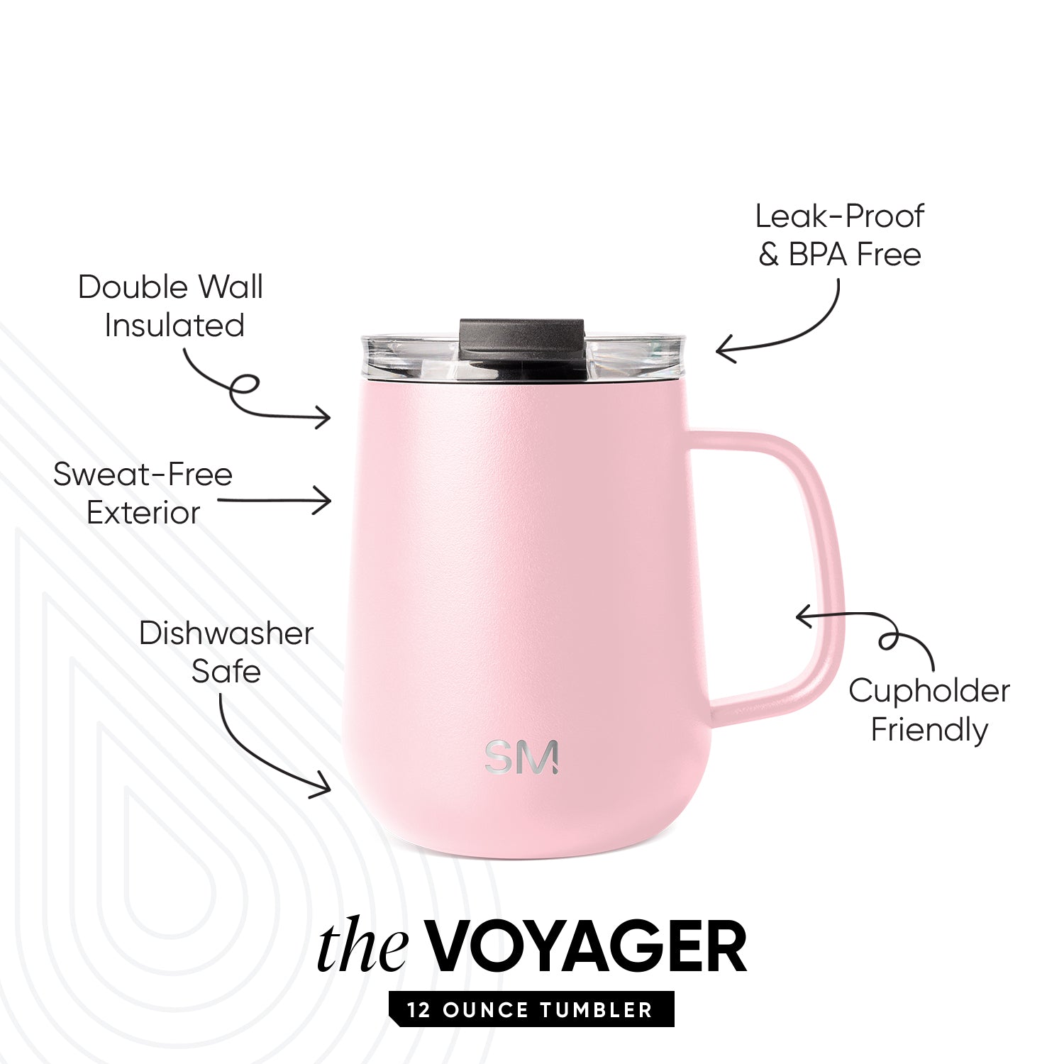Voyager Coffee Mug with Handle ¨C 12 oz