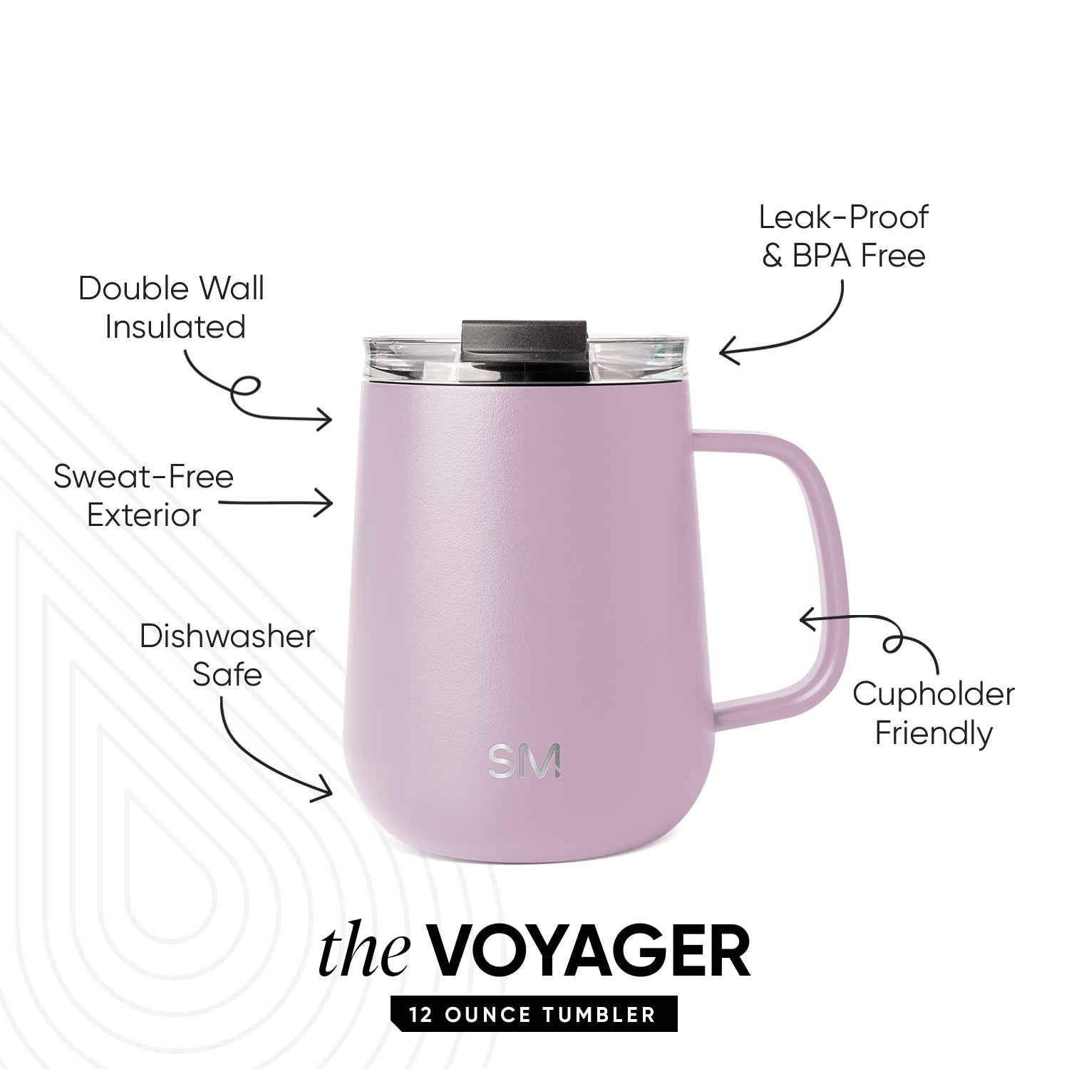 Voyager Coffee Mug with Handle ¨C 12 oz