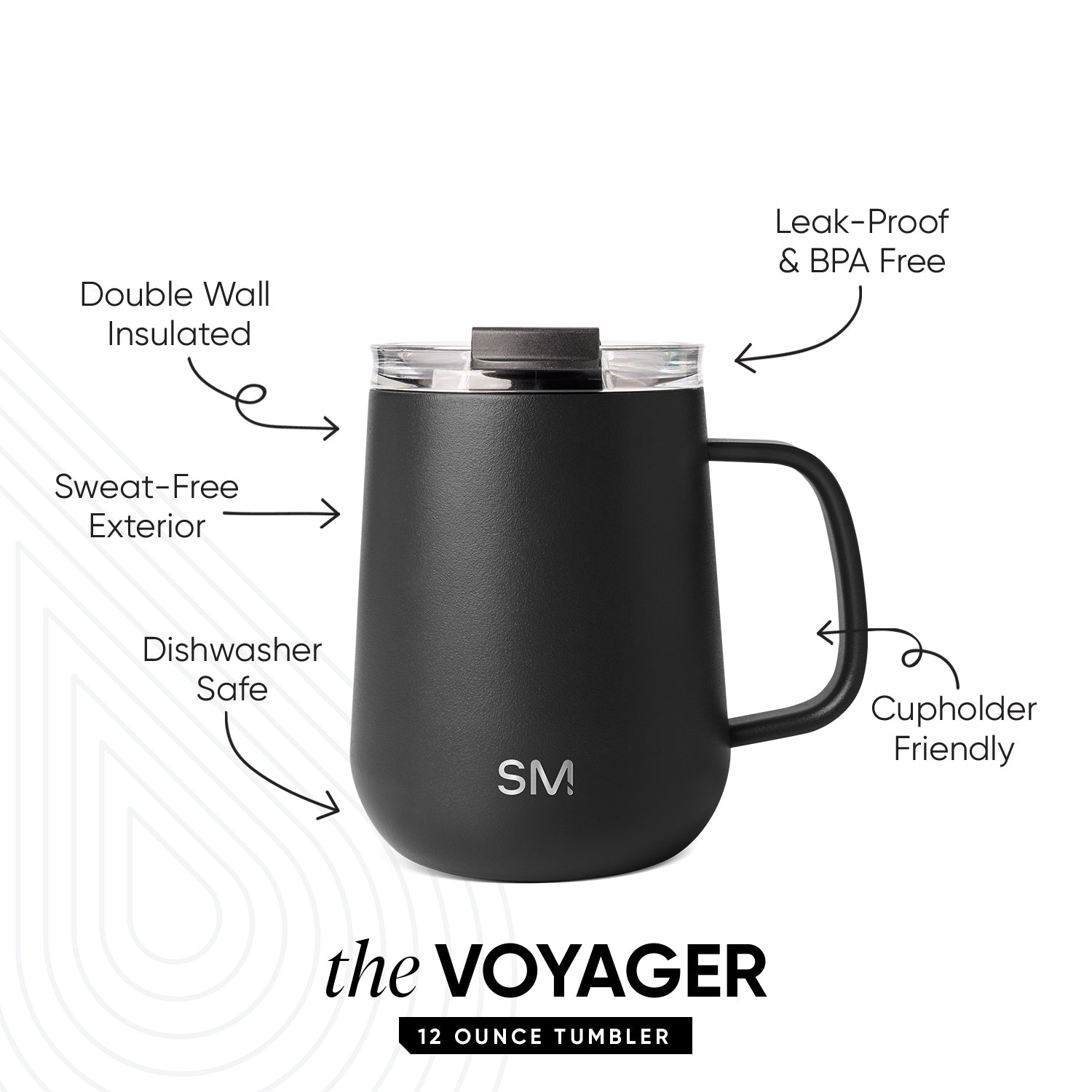 Voyager Coffee Mug with Handle ¨C 12 oz